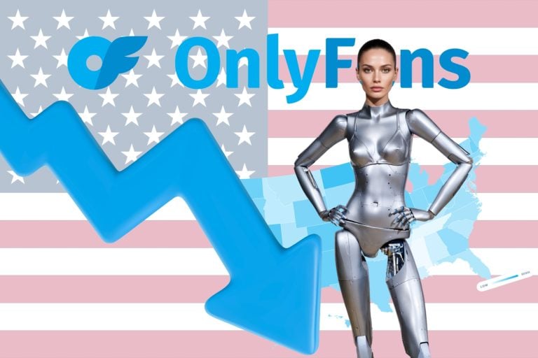 U.S OnlyFans Usage Plummets 28.5% in Q1 2026 as Americans Turn On for AI Porn