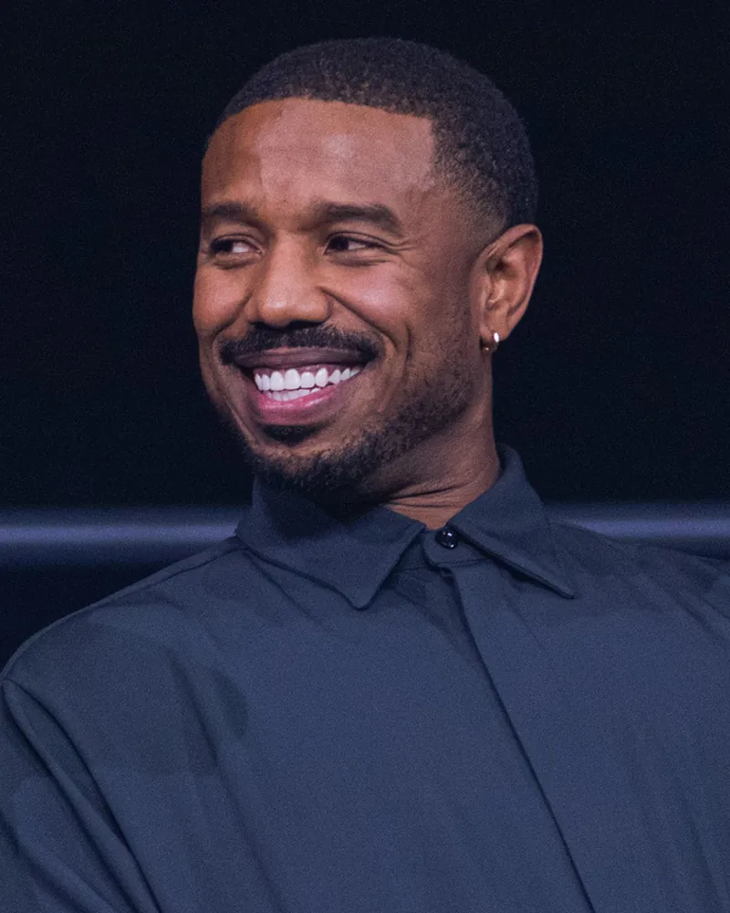 Michael B. Jordan, who promised to start an OnlyFans on Jimmy Kimmel Live